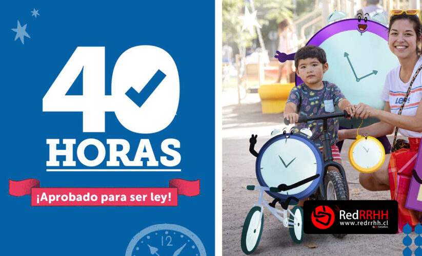 ¿Cómo se implementan las bandas horarias para padres y madres según la Ley de 40 horas?